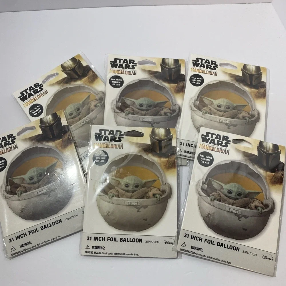 Disney‎ Star Wars Mandalorian Birthday Party Supplies  Lot Of 6